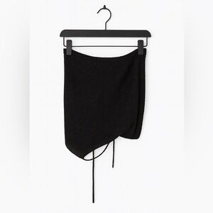 NWT Wild Fable Black Tube Top with tie